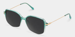 Payton Geometric Green Sunglasses | Zeelool Glasses