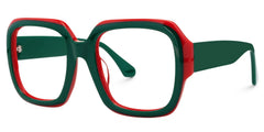 Square Katty Green Glasses on sale -Zeelool Glasses