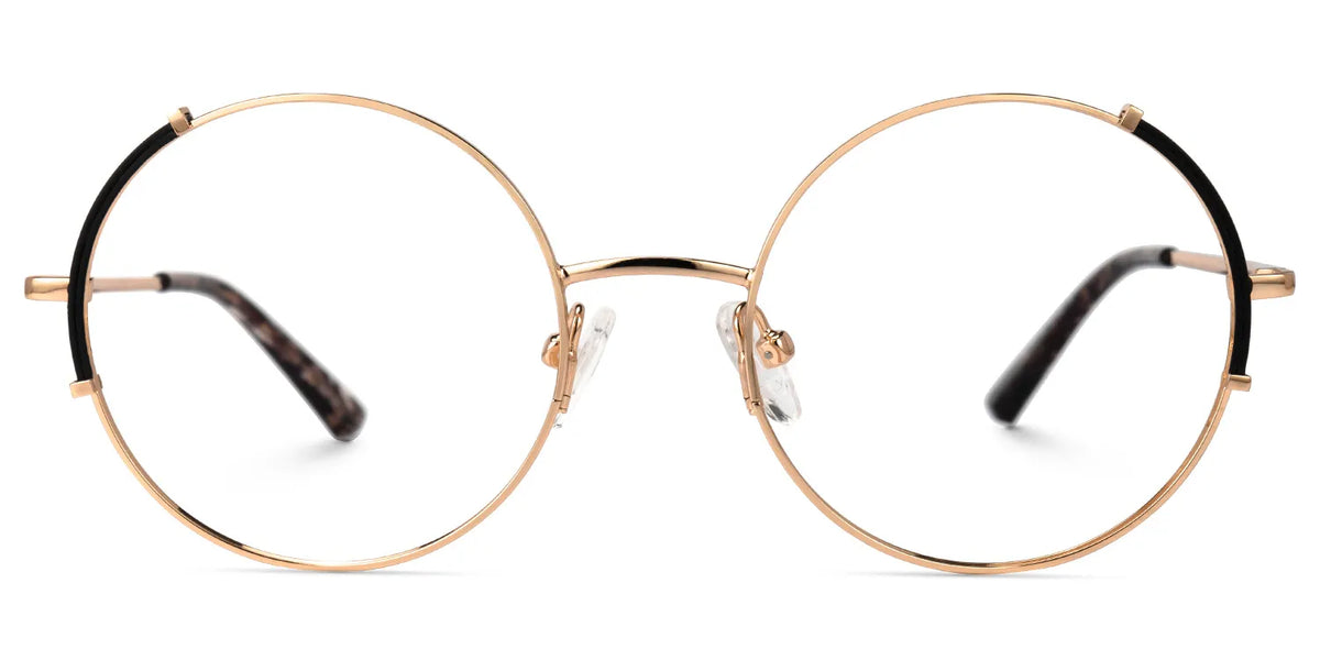 Rindy Round Black Glasses