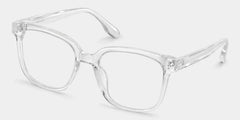 Oglesby Square Blue Light Blocking Glasses Clear Frame | Zeelool