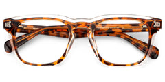 Tr90 Eyeglasses Frames With Rectangle Shape and Tortoise Color