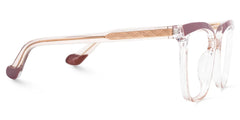 Square Tawana Purple Glasses deals -Zeelool Glasses
