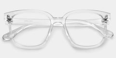 Oglesby Square Blue Light Blocking Glasses Clear Frame | Zeelool