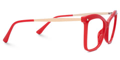 Isaebella Butterfly Red Eyeglasses and Thin Frames