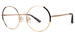 Rindy Round Black Glasses