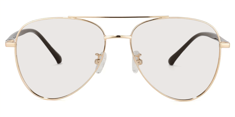 Paige Aviator Gold Glasses | Zeelool Glasses
