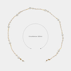 Stylish Pearl Gold Eyeglasses Chains