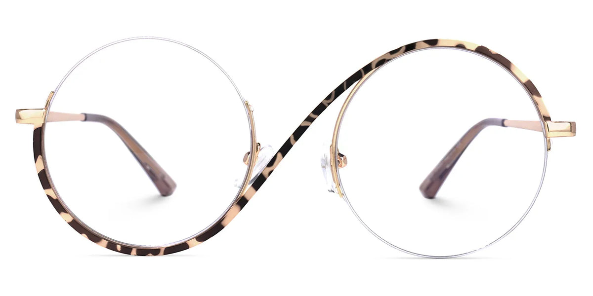 Flozif Tortoise Round Frame Glasses deals -Zeelool