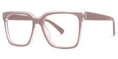 Square Renea Pink Glasses deals -Zeelool Glasses