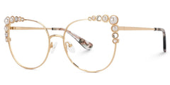 Designer Wallice Glasses in Metal Full-Frame