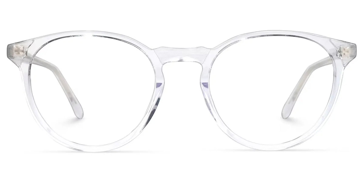 Kasey Round Clear Glasses | Zeelool Glasses