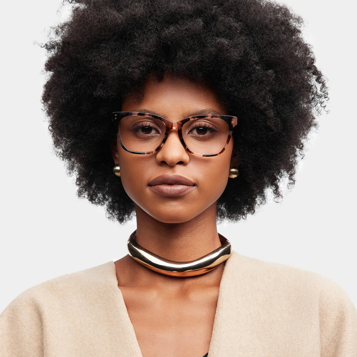 Vivienne Pink Frame Glasses with Rectangle Frame Online | ZEELOOL