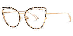 Spivey Cateye Metal Full Frame Eyeglasses | Zeelool