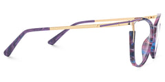 New Purple-Tortoise Color for Yomary Mixed-Material Eyeglasses  | Zeelool Optical