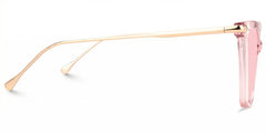 Hilary Butterfly Light Pink Transparent Eyeglasses