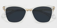 Westley thin clear frame glasses with Butterfly Frame Online | ZEELOOL