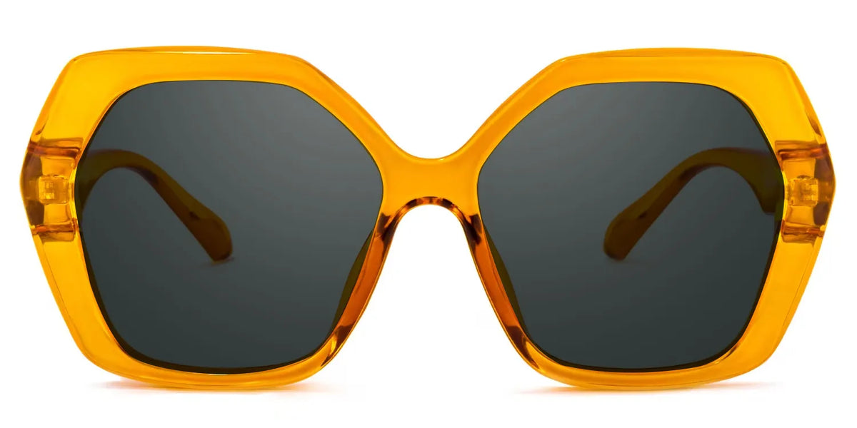 Piper Geometric Earthy-Yellow Sunglasses | Zeelool Glasses