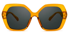 Piper Geometric Earthy-Yellow Sunglasses | Zeelool Glasses