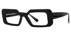 Tasew Black Eyeglasses with Rectangle Design
