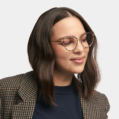 Spivey Cateye Metal Full Frame Eyeglasses | Zeelool