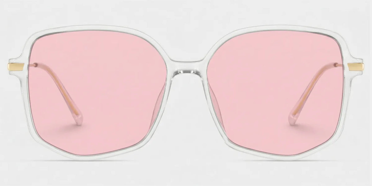 Payton Geometric Clear Eyeglasses | Zeelool Optical