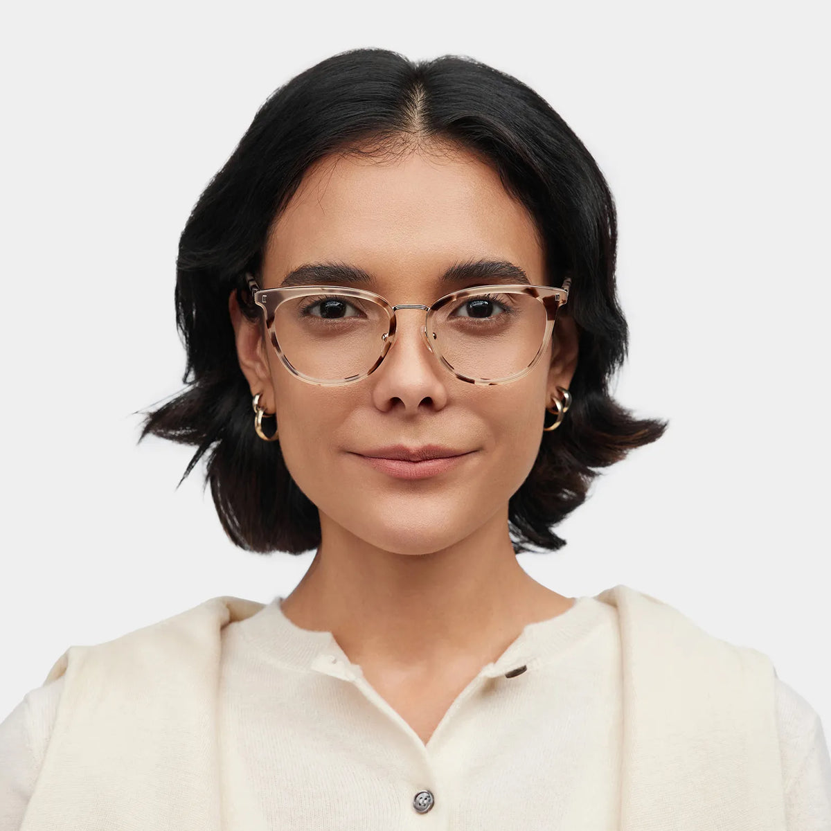 Caden Eyeglasses in Round Tortoise Frame | Zeelool