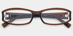 Willow Y2K Brown Rectangle Glasses for Ladies | ZEELOOL