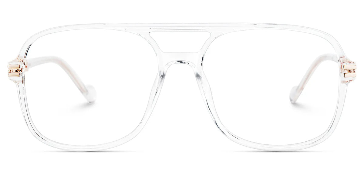 Square Nyawa Clear Glasses deals -Zeelool Glasses