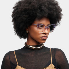 Lamar Multicolor Frame Glasses with Butterfly Frame Online | ZEELOOL