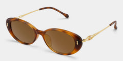 Blaire Tortoise Frame Glasses with Oval Frame Online | ZEELOOL