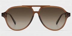 Drew Brown and Orange Aviator Glasses for Women | ZEELOOL