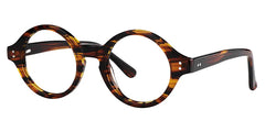 Giggs Round Eyeglasses with Tortoise Narrow Frame