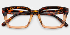 Grover Rectangle Tortoise Eyeglasses and Glasses Frames