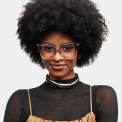 Lamar Multicolor Frame Glasses with Butterfly Frame Online | ZEELOOL