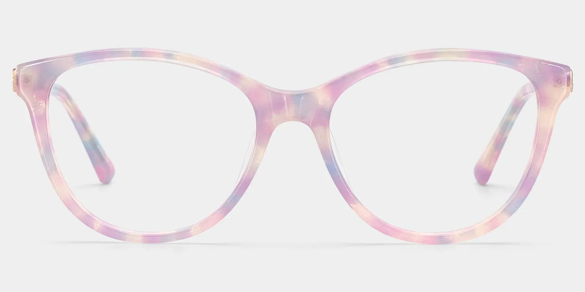 Eli Purple Round Gradient Eyeglass Frames for Ladies | ZEELOOL