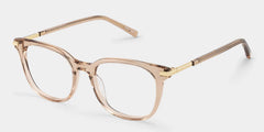 Square Beige Eyeglasses- Vilmarie Acetate Frame Glasses