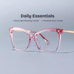 Isaebella Butterfly Pink Color Frame Glasses for Women | Zeelool