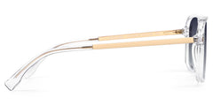 Aviator Kilworth Clear Glasses deals -Zeelool Glasses