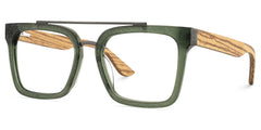 Men's Aviator Eyeglasses Frames With Green Color