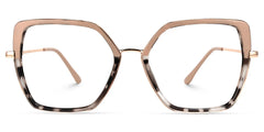 Geometric Keller Two-Tone Glasses deals -Zeelool Glasses
