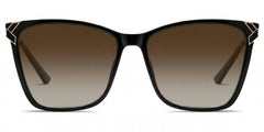 Tricee Square Black Glasses With Gold Arms For Females | Zeelool
