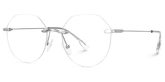 Hexagonal Rimless Glasses For Women