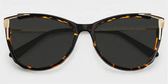 Yomary Cateye Tortoise Thin Frame Glasses | Zeelool
