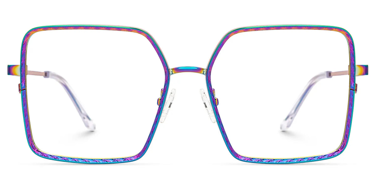 Square Toure Iridescent Frames Designer Glasses