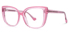 Cateye Pink Frame Blue Light Blocking Glasses