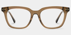 Angela Brown Rectangle Glasses | Simple Yet Luxurious