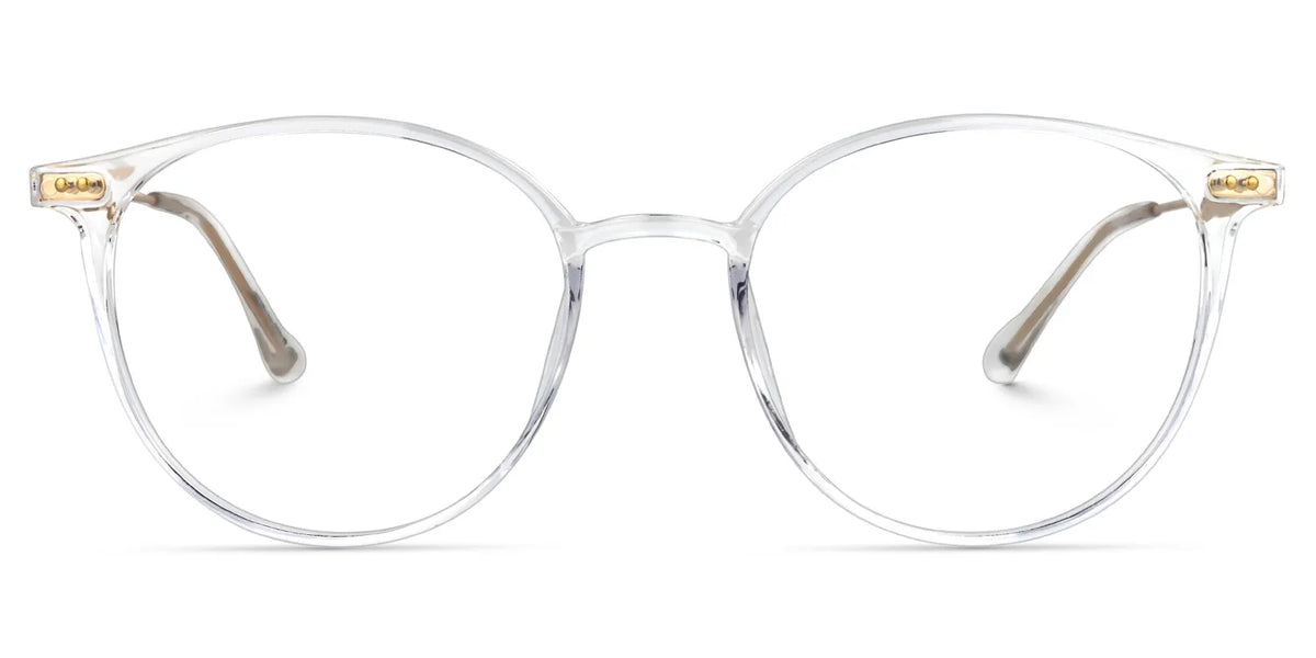 Judsy Round Clear Glasses | Zeelool Glasses