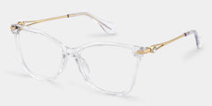 Westley thin clear frame glasses with Butterfly Frame Online | ZEELOOL