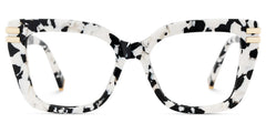 Cow Print Glasses with Square Frames