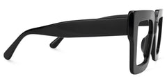 Brandon Square Black Frames and Prescription Glasses